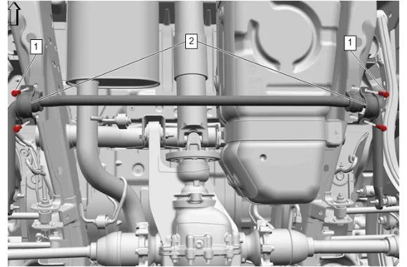 Fuel Tank Pressure Sensor Replacement (Short Wheelbase) — figure 1