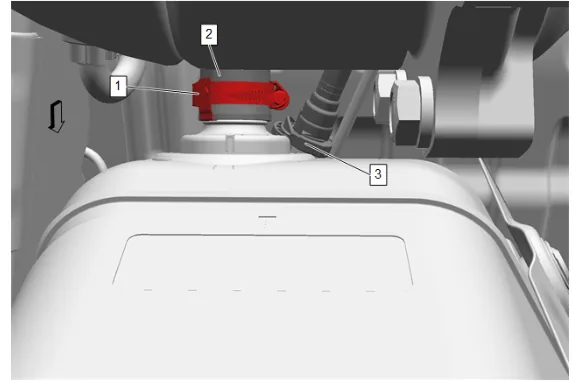 Fuel Tank Pressure Sensor Replacement (Short Wheelbase) — figure 4