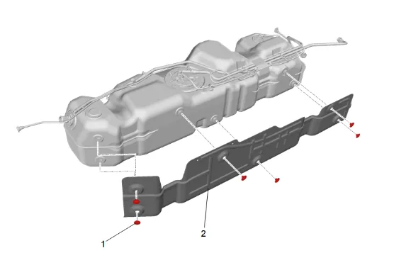 Fuel Tank Replacement (Long Wheelbase) — figure 7