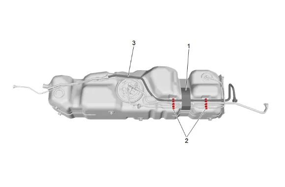 Fuel Tank Replacement (Long Wheelbase) — figure 8