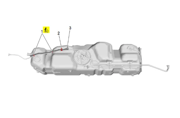 Fuel Tank Replacement (Long Wheelbase) — figure 9