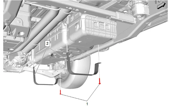 Fuel Tank Replacement (Long Wheelbase) (1) — figure 4