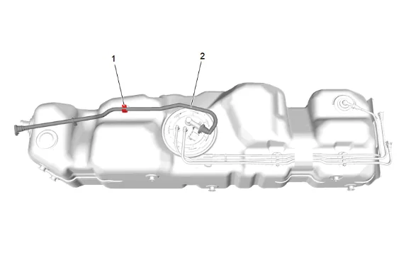 Fuel Tank Replacement (Long Wheelbase) (1) — figure 8