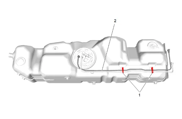 Fuel Tank Replacement (Long Wheelbase) (1) — figure 10