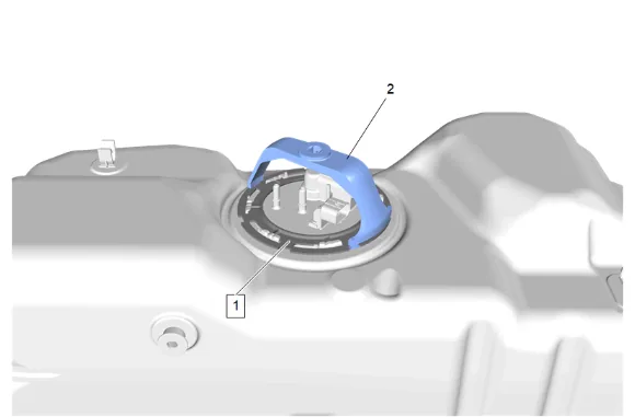 Fuel Tank Replacement (Long Wheelbase) (1) — figure 12