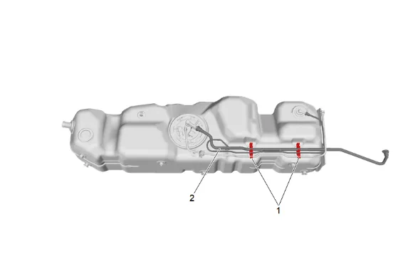 Fuel Tank Replacement (Long Wheelbase) — figure 11