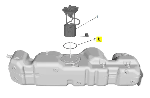 Fuel Tank Replacement (Long Wheelbase) — figure 15