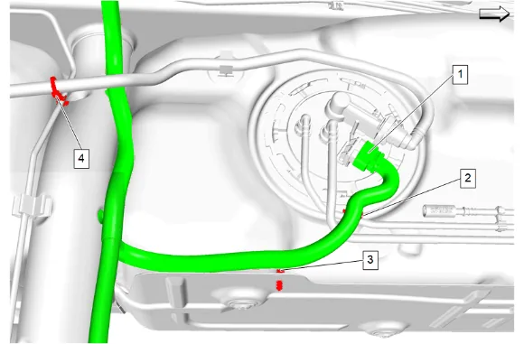 Fuel Tank Replacement (Short Wheelbase) (1) — figure 5
