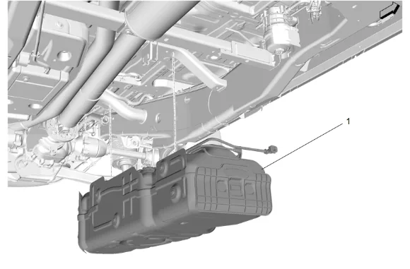 Fuel Tank Replacement (Short Wheelbase) (1) — figure 6