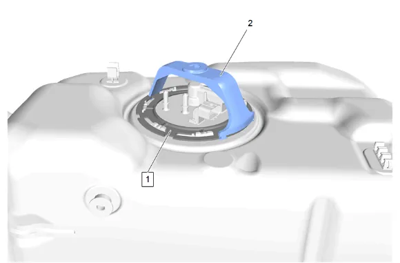Fuel Tank Replacement (Short Wheelbase) (1) — figure 12