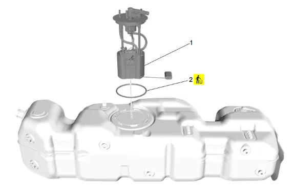 Fuel Tank Replacement (Short Wheelbase) (1) — figure 13