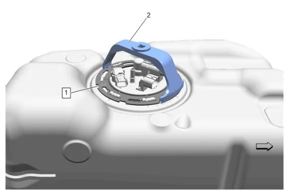 Fuel Tank Replacement (Short Wheelbase) — figure 15