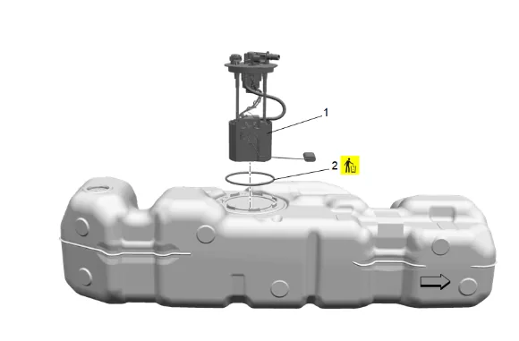 Fuel Tank Replacement (Short Wheelbase) — figure 16
