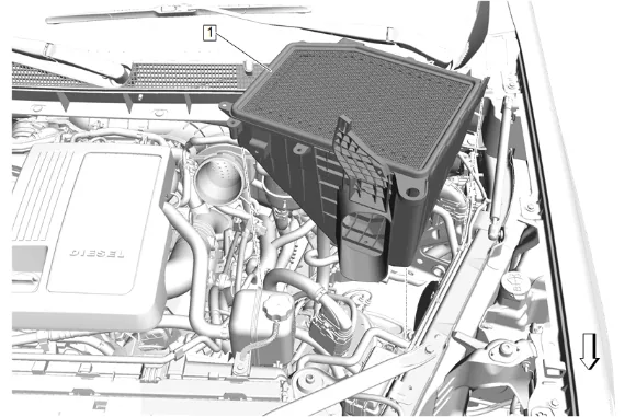 Generator and Drive Belt Tensioner Bracket Replacement — figure 4