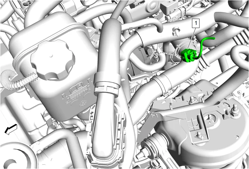 Generator and Drive Belt Tensioner Bracket Replacement — figure 6