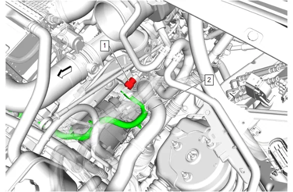 Generator and Drive Belt Tensioner Bracket Replacement — figure 7
