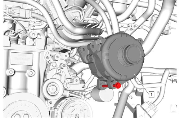 Generator and Drive Belt Tensioner Bracket Replacement — figure 13