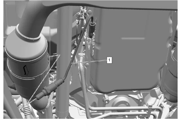 Heated Oxygen Sensor Replacement - Bank 1 Sensor 2 — figure 1