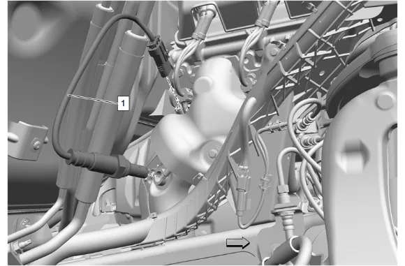 Heated Oxygen Sensor Replacement - Bank 2 Sensor 1 — figure 1