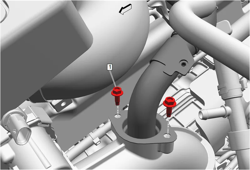 High Pressure Diesel Fuel Feed to Rail Pipe Replacement — figure 9