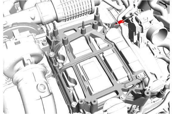 High Pressure Diesel Fuel Feed to Rail Pipe Replacement — figure 24