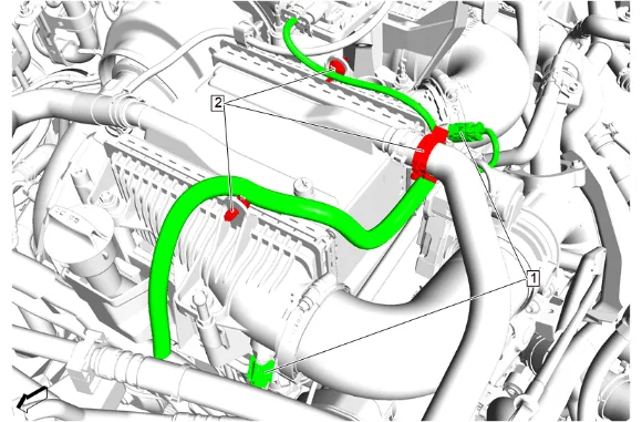 High Pressure Diesel Fuel Injection Rail Replacement — figure 11