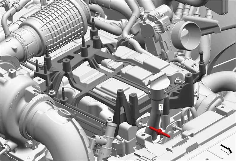 High Pressure Diesel Fuel Injection Rail Replacement — figure 23