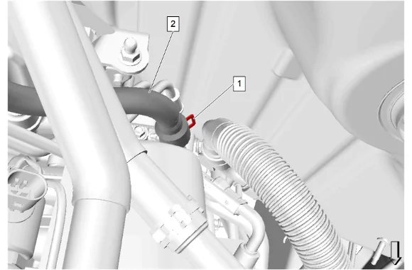 High Pressure Diesel Fuel Pump Replacement (2WD) — figure 34