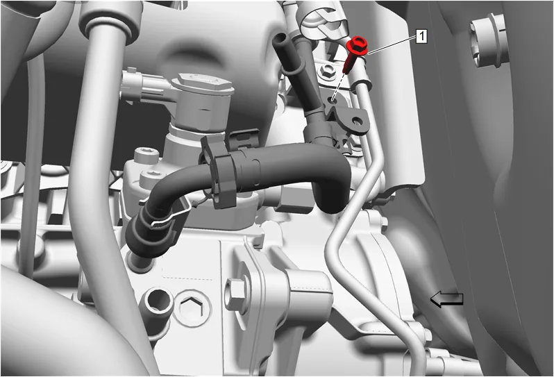 High Pressure Diesel Fuel Pump Replacement (2WD) — figure 37