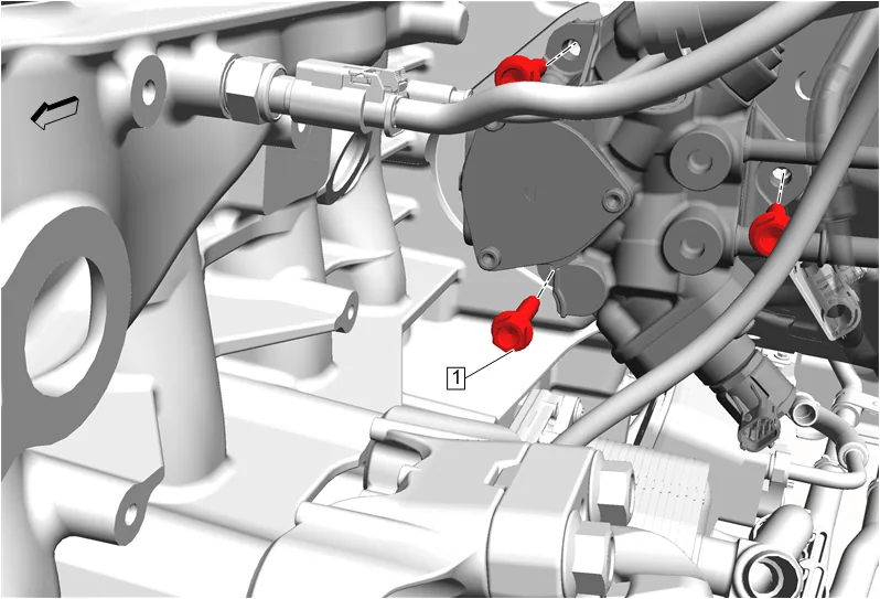 High Pressure Diesel Fuel Pump Replacement (2WD) — figure 45