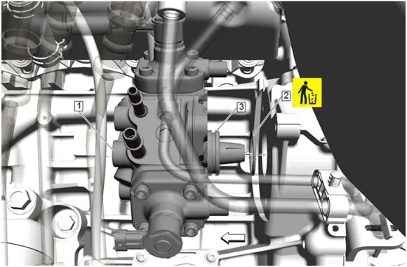 High Pressure Diesel Fuel Pump Replacement (2WD) — figure 47