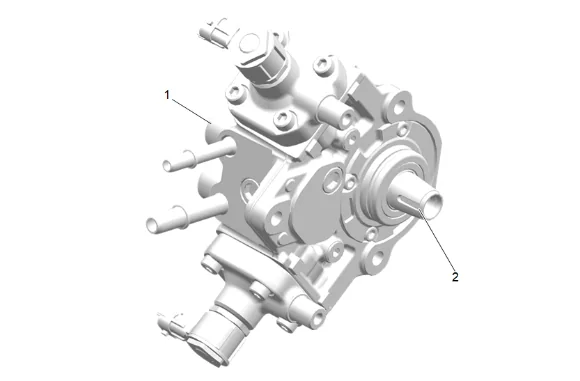 High Pressure Diesel Fuel Pump Replacement (2WD) — figure 50