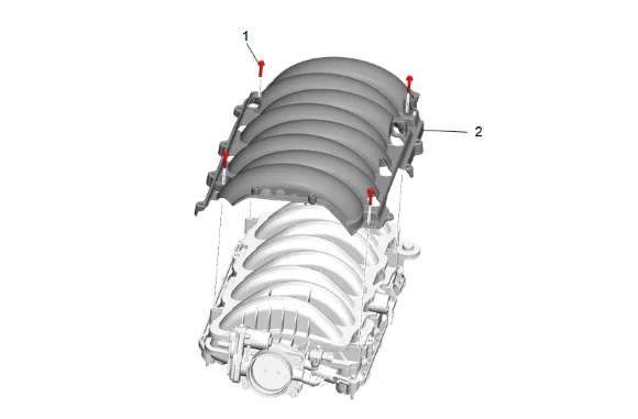 Intake Manifold Cover Replacement (1) — figure 9