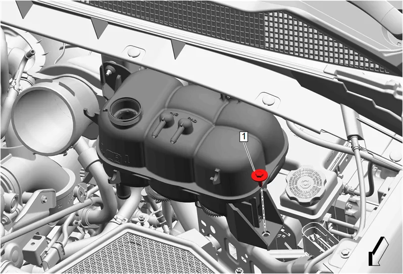 Radiator Surge Tank Replacement (LM2) — figure 5