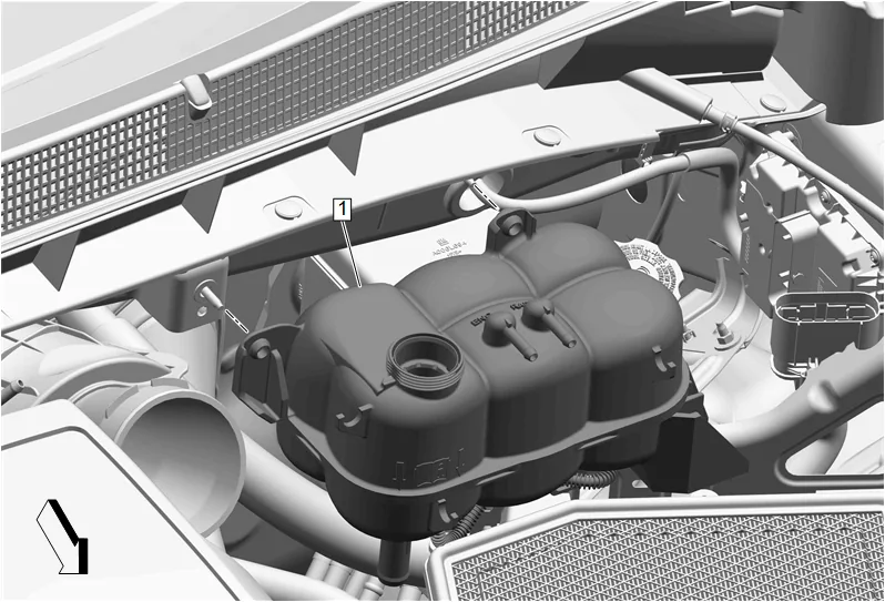 Radiator Surge Tank Replacement (LM2) — figure 6