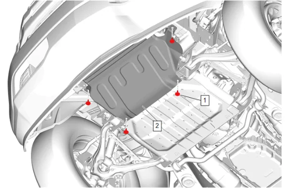 Starter Heat Shield Replacement (L84, L87) — figure 1