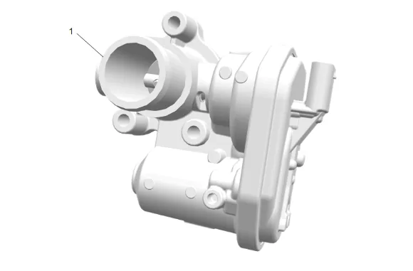 Turbocharger Coolant Feed Pipe Replacement — figure 37