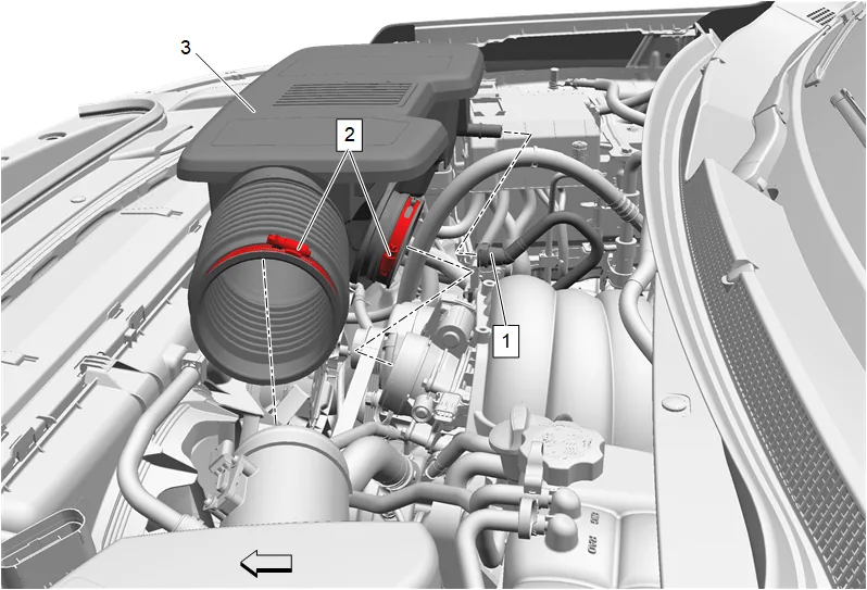 Valve Rocker Arm Oil Control Valve Extension Harness Replacement (L87) — figure 2