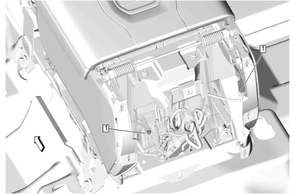 Front Floor Console Base Replacement — figure 15