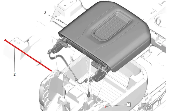 Front Floor Console Base Replacement — figure 16
