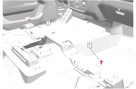Front Floor Panel Mat Replacement — figure 4