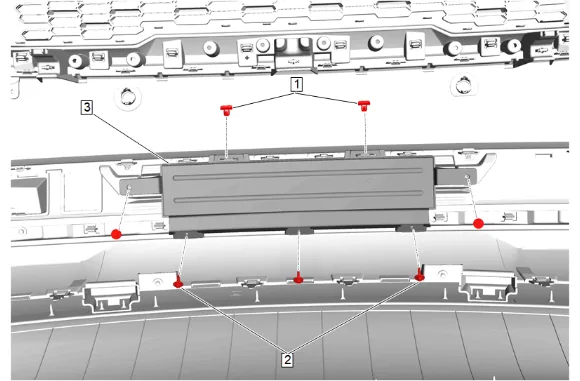 Front Lower Grille Replacement — figure 3