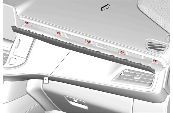 Instrument Panel Lower Trim Panel Replacement - Left Side — figure 4