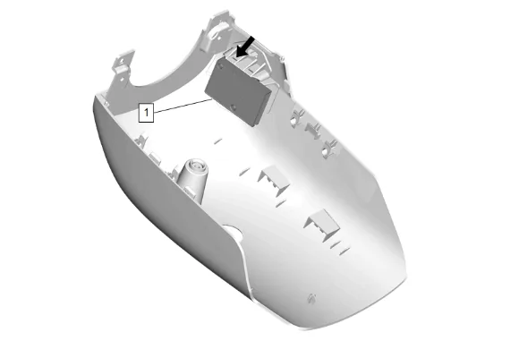 Instrument Panel Steering Column Lower Trim Cover Replacement (N38) — figure 7