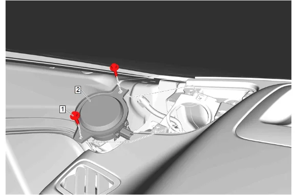 Instrument Panel Upper Trim Panel Replacement — figure 8