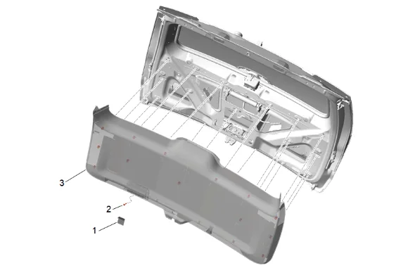 Liftgate Emblem_Nameplate Replacement — figure 4