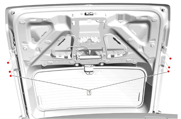Liftgate Emblem_Nameplate Replacement — figure 5