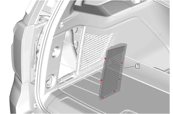 Rear Compartment Floor Mat Replacement — figure 4