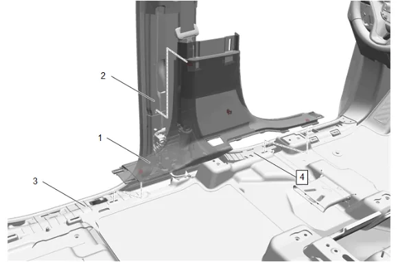 Rear Floor Panel Carpet Replacement — figure 6