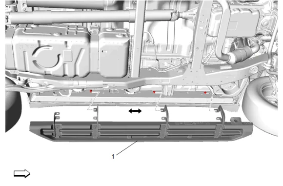 Rocker Panel Rear Molding Replacement (BVE) — figure 3